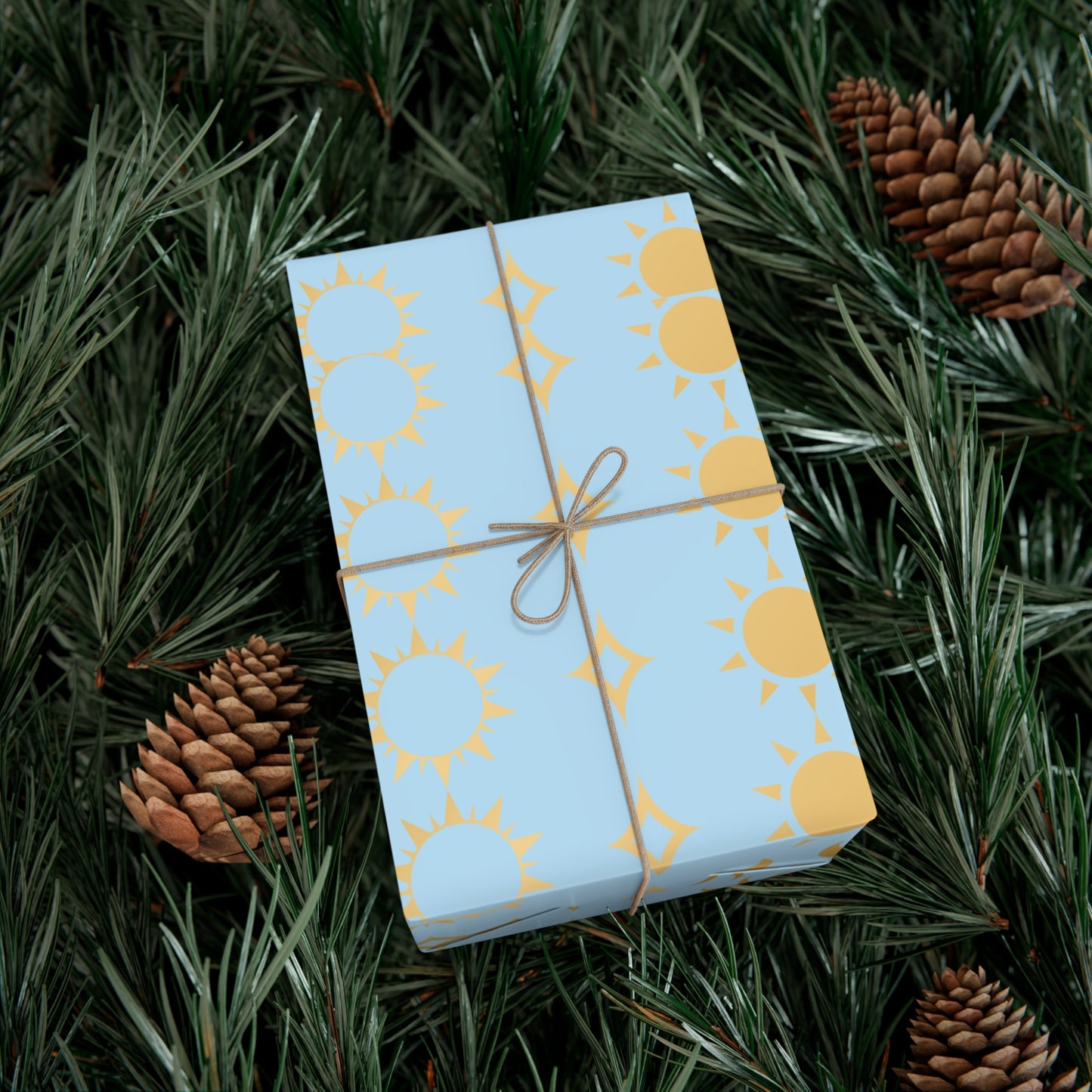 Elegant Celestial Gift Wrap Papers for All Occasions, Moon and Sun Design, Birthday, Christmas, Baby Shower, Eco-Friendly