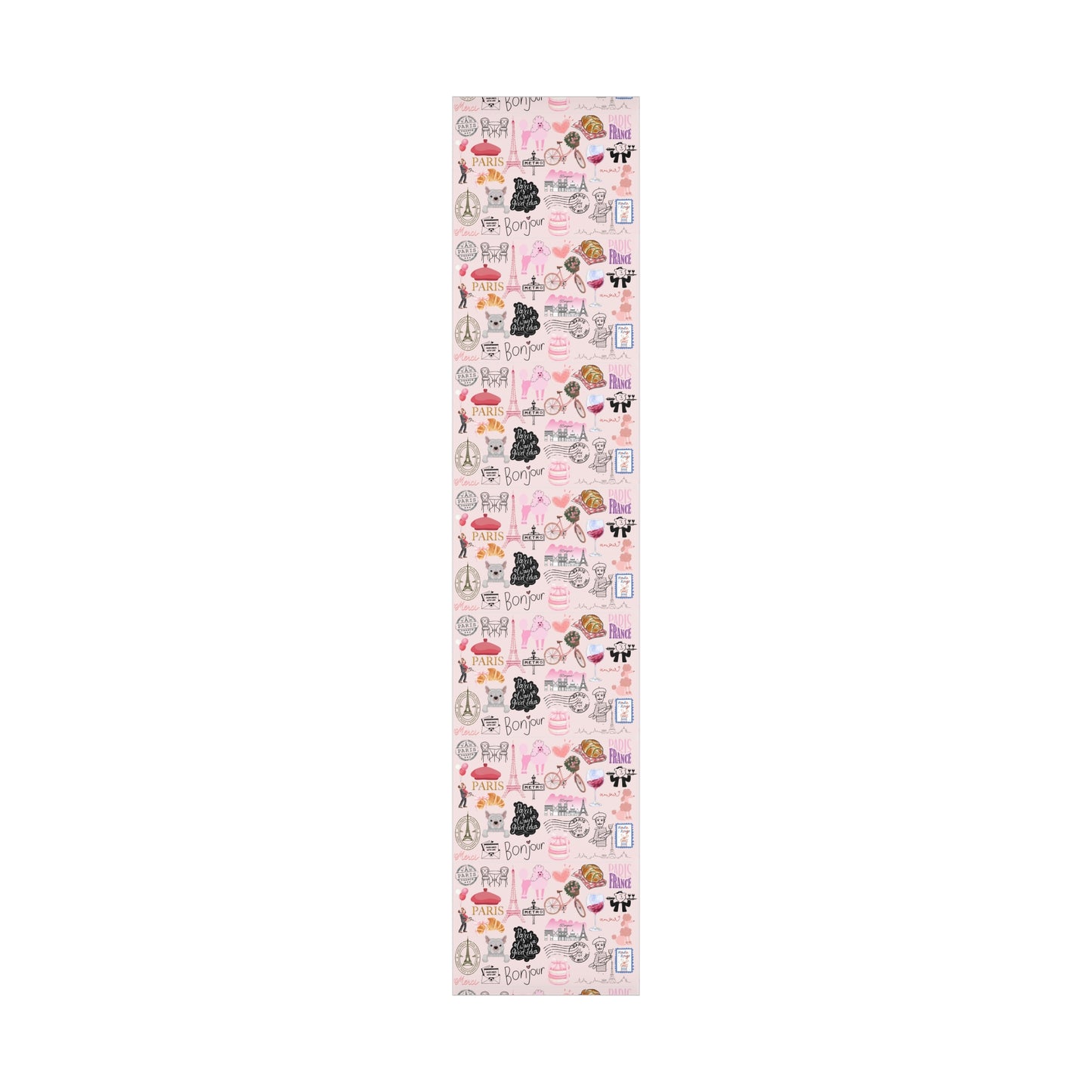 Charming Gift Wrap Papers for Special Occasions | Parisian Theme | Perfect for Birthdays, Weddings, Showers, Holidays, Anniversaries