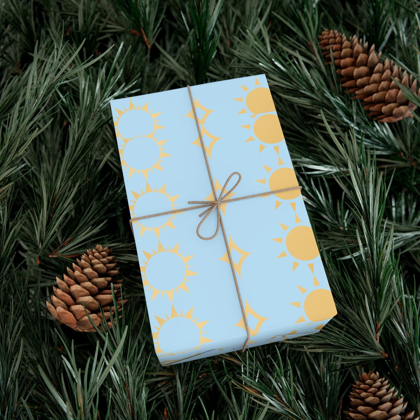 Elegant Celestial Gift Wrap Papers for All Occasions, Moon and Sun Design, Birthday, Christmas, Baby Shower, Eco-Friendly
