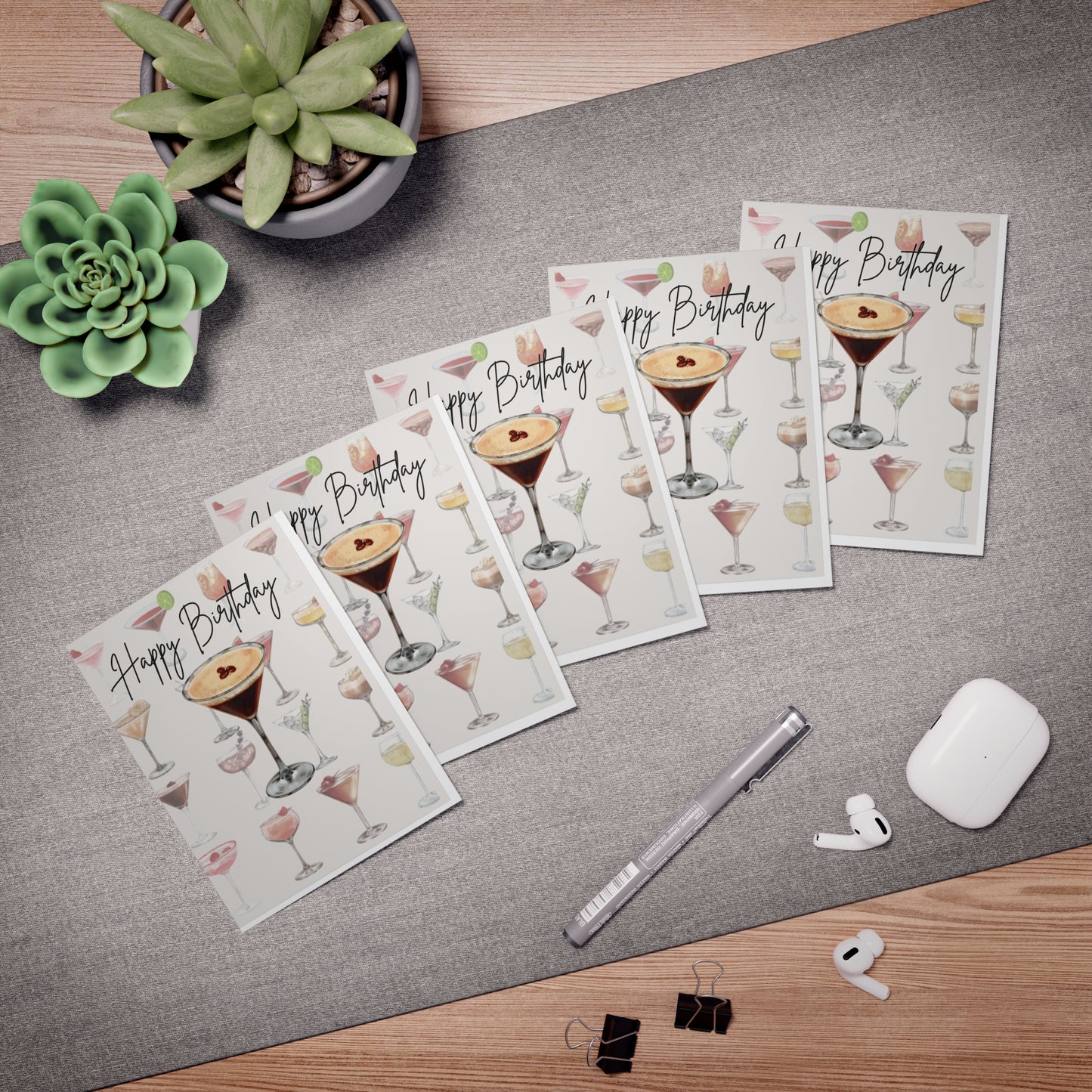 Multi-Design Greeting Cards (5-Pack) - Versatile Cards for Every Occasion, Handmade Stationery, Birthday Invitations, Thank You Notes, [...]