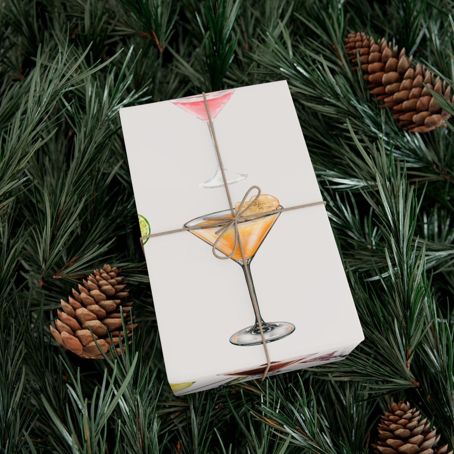 Cocktail Gift Wrap Papers - Festive Wrapping for Parties, Birthdays, Showers, and Celebrations,