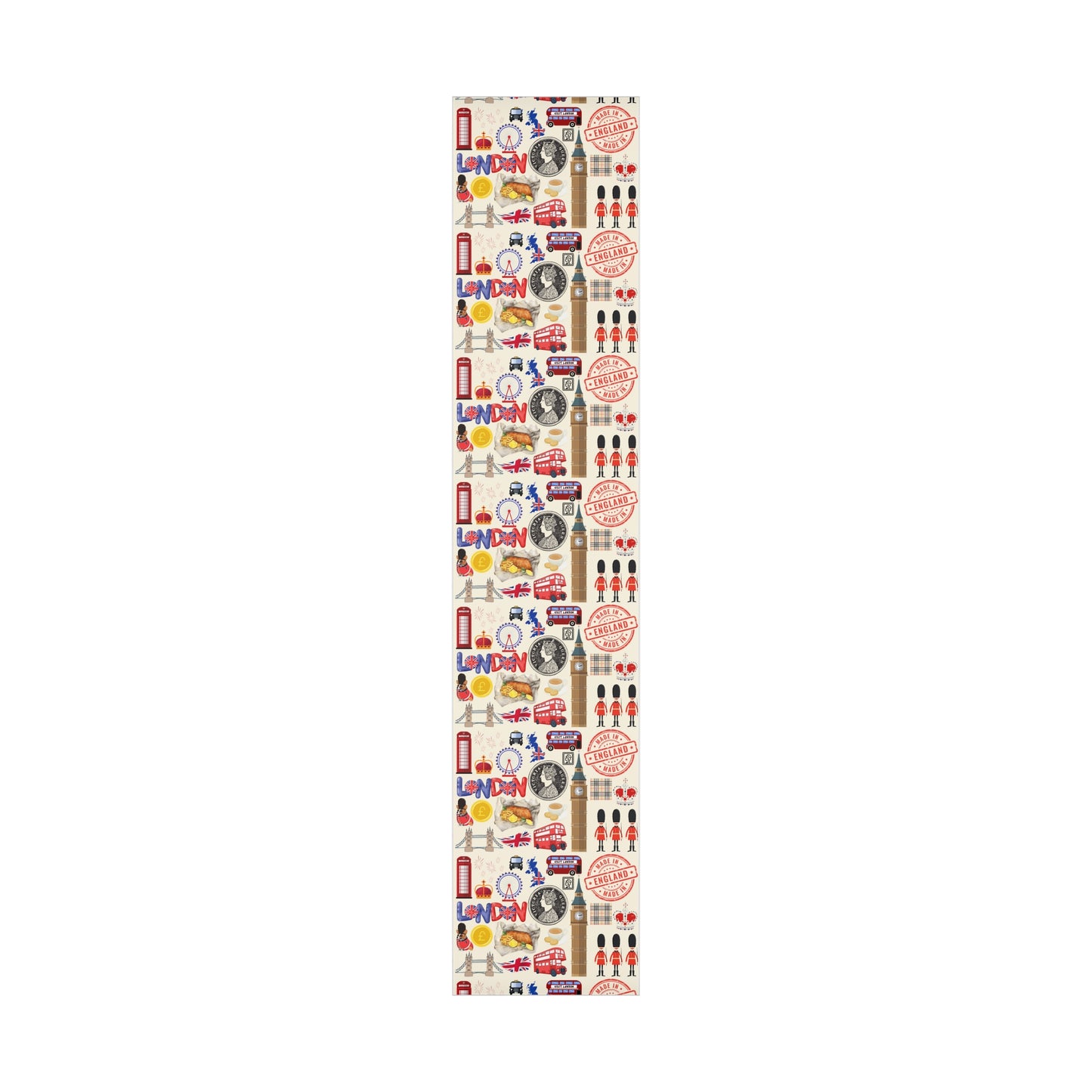 London-Themed Gift Wrap Papers, Decorative Present Packaging, Unique Party Wrapping Paper, British Style, Eco-Friendly Gift Wrap