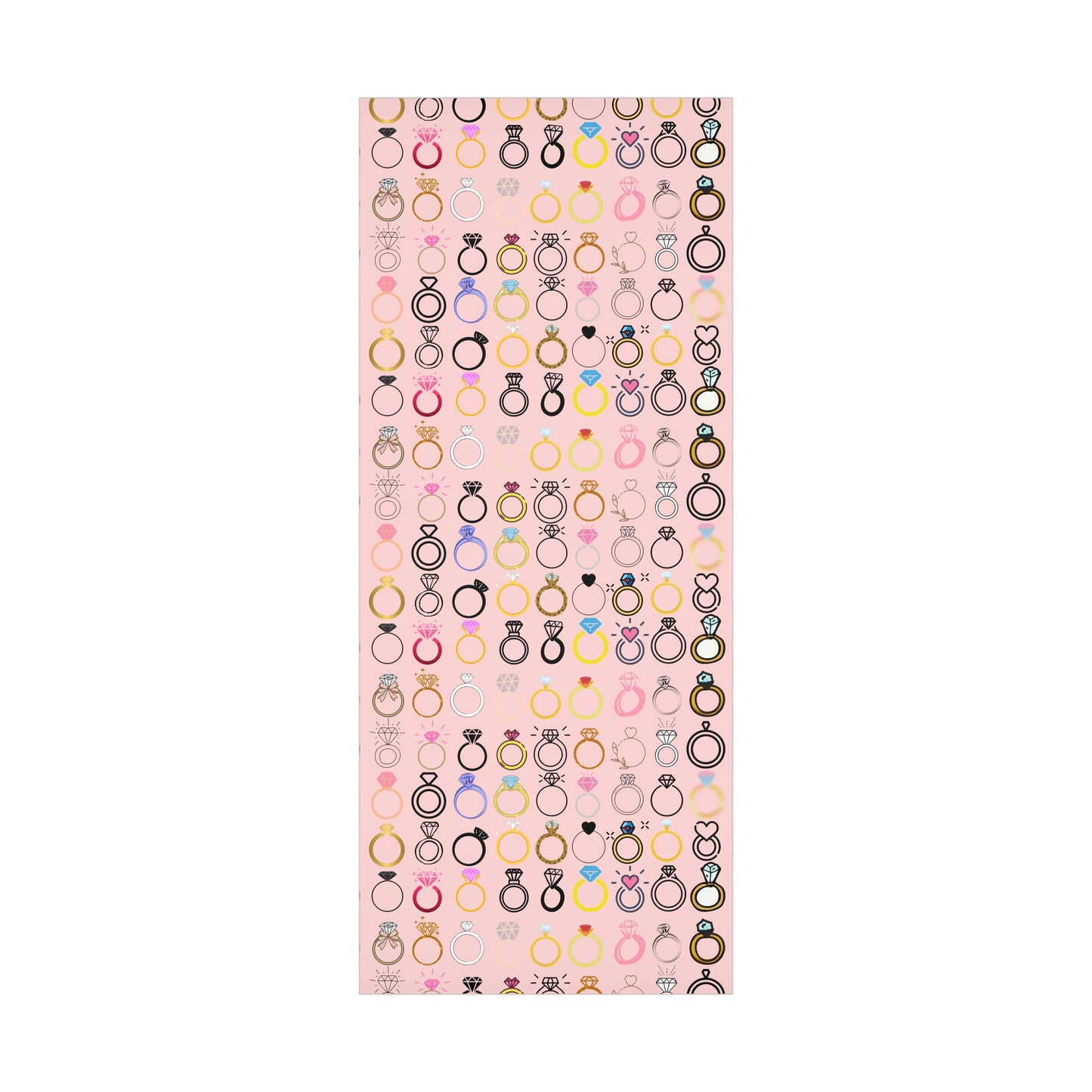 Chic Gift Wrap Papers, Engagement Party Wrap, Wedding Shower Decor, Jewelry Print Paper, Cute Gift Packaging