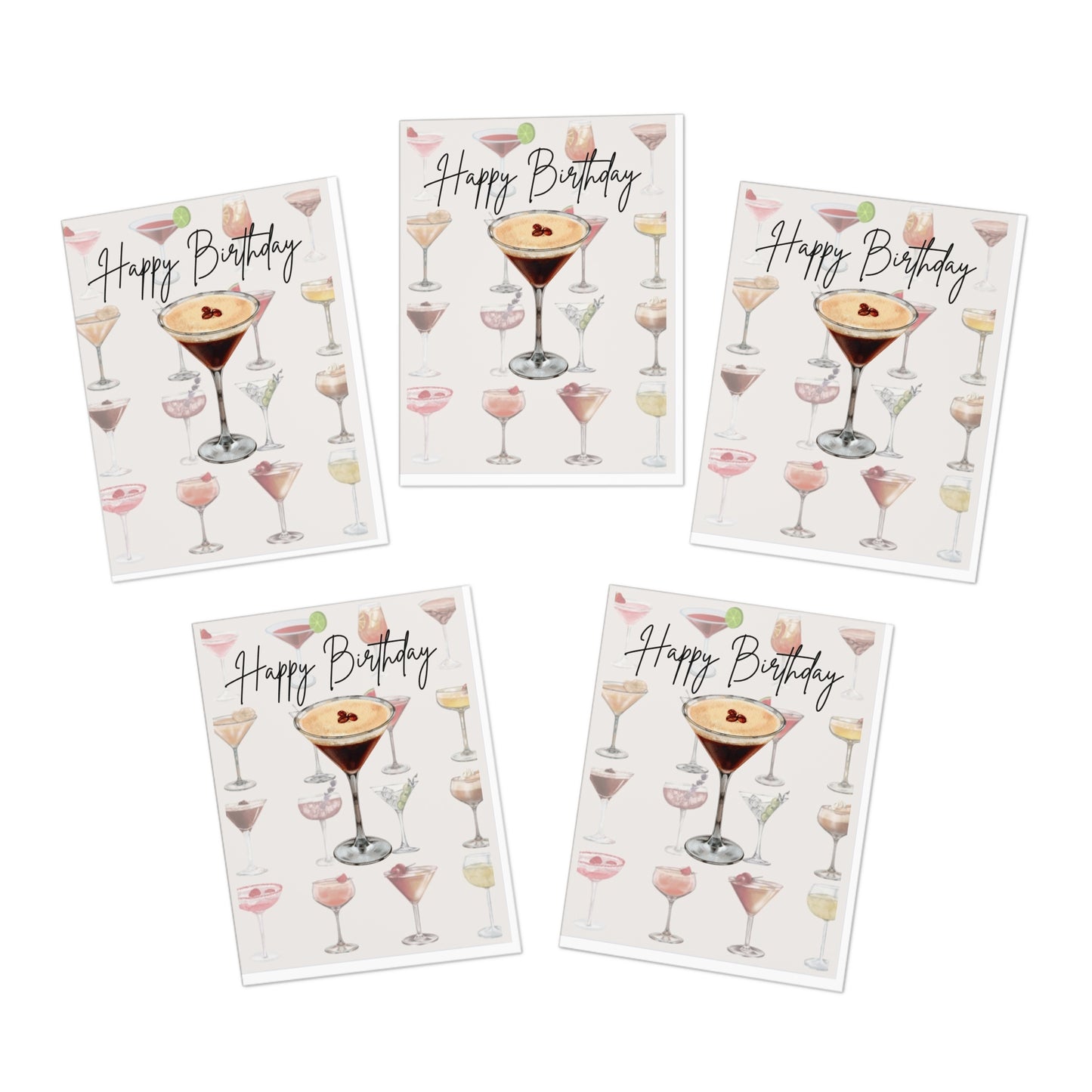 Multi-Design Greeting Cards (5-Pack) - Versatile Cards for Every Occasion, Handmade Stationery, Birthday Invitations, Thank You Notes, [...]