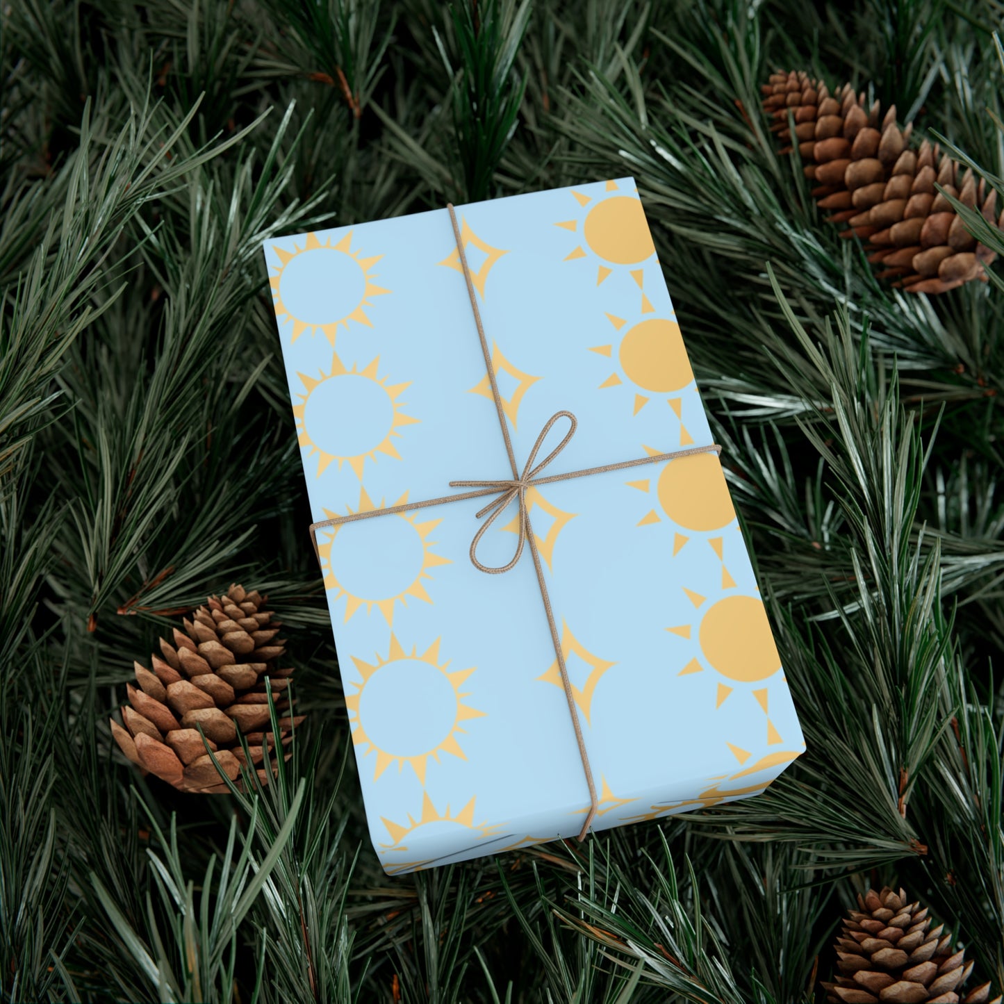 Elegant Celestial Gift Wrap Papers for All Occasions, Moon and Sun Design, Birthday, Christmas, Baby Shower, Eco-Friendly
