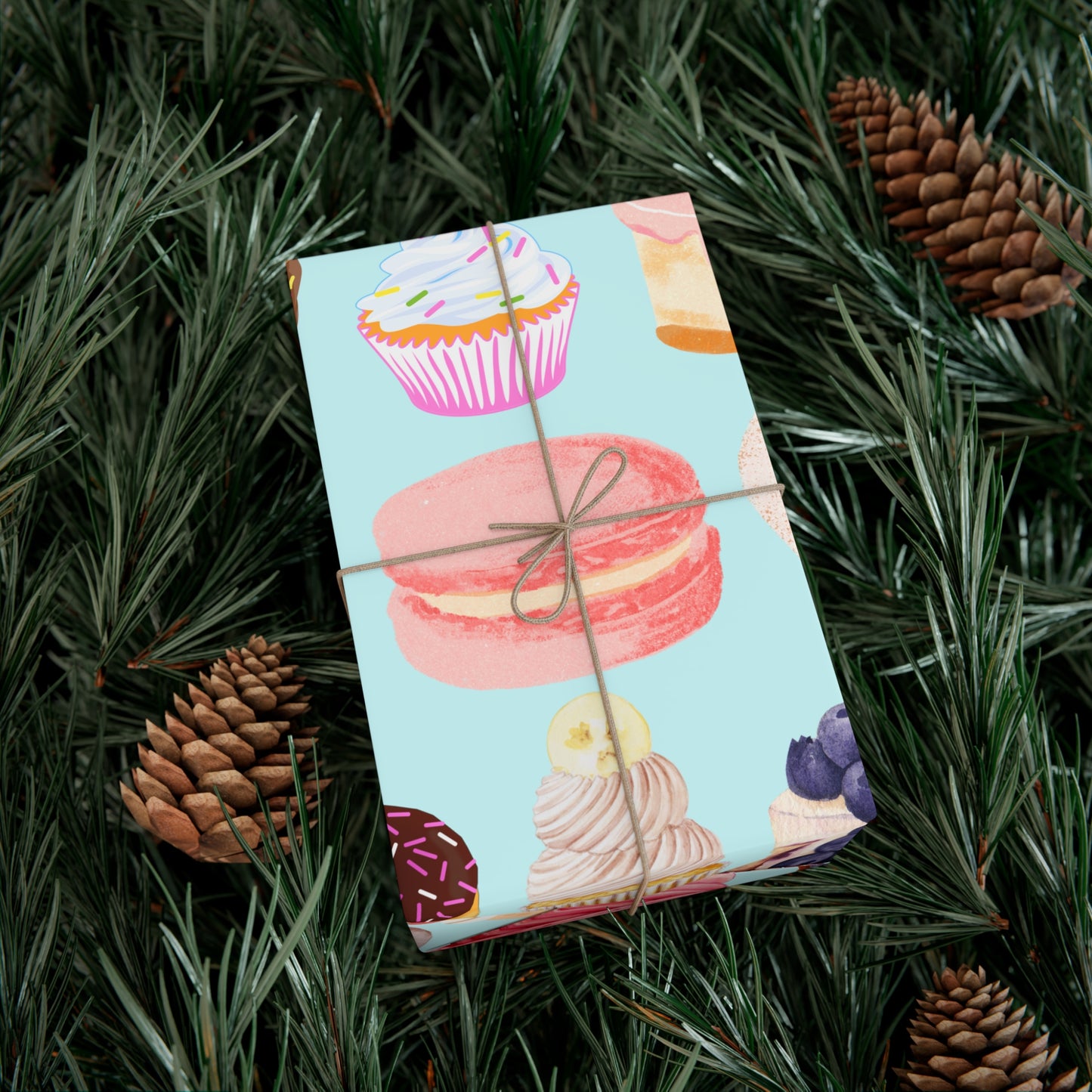 Delightful Dessert Gift Wrap Papers | Sweet Treats Gift Wrap, Birthday Wrap, Celebration Wrapping Paper, Unique Gift Packaging, Party [...]