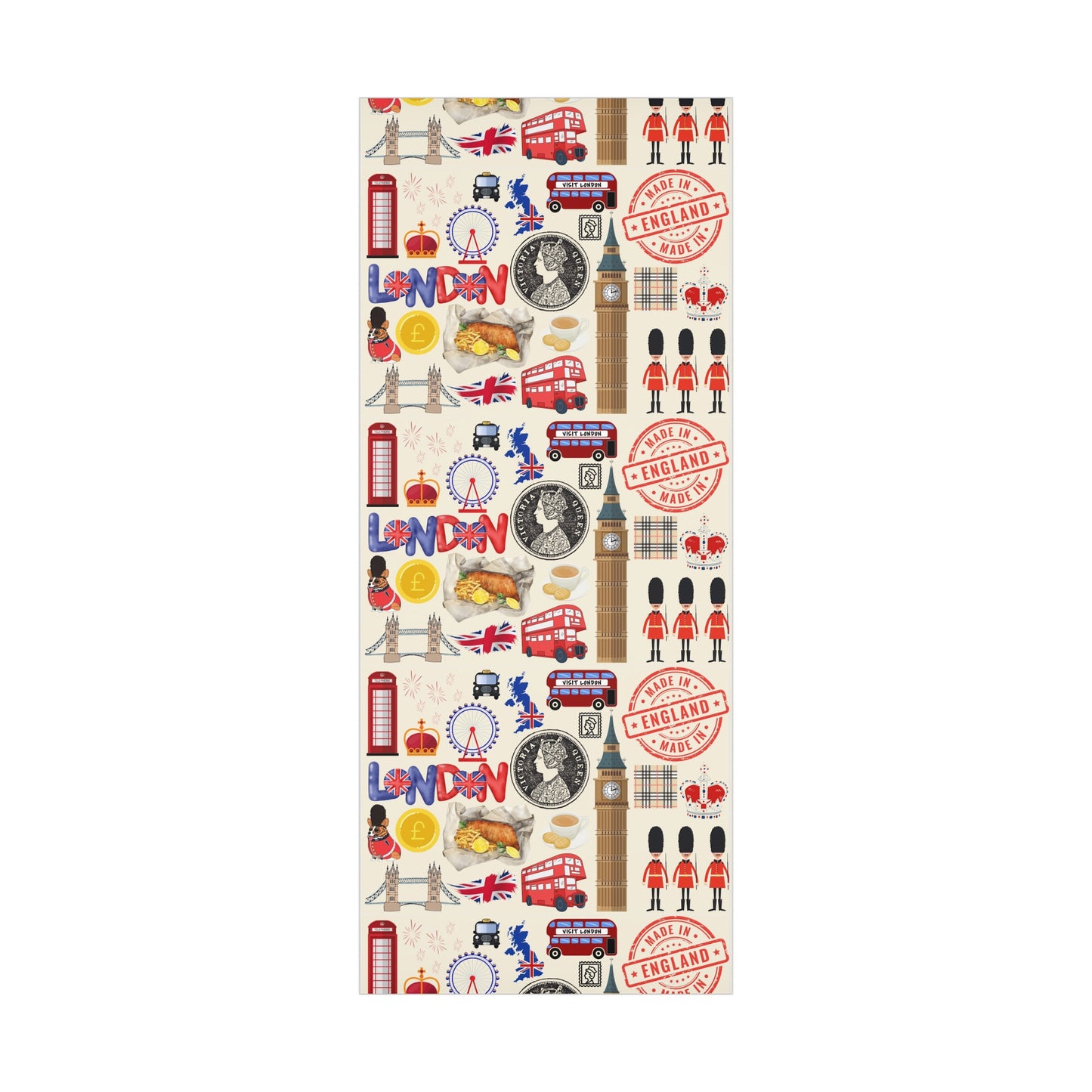 London-Themed Gift Wrap Papers, Decorative Present Packaging, Unique Party Wrapping Paper, British Style, Eco-Friendly Gift Wrap