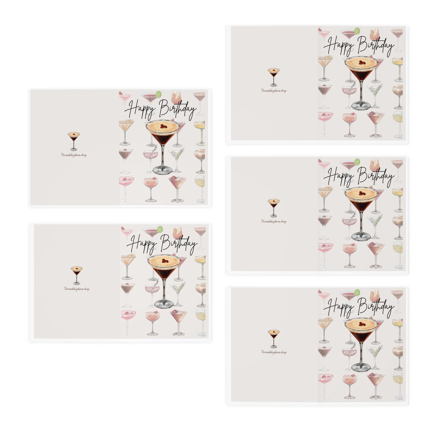 Multi-Design Greeting Cards (5-Pack) - Versatile Cards for Every Occasion, Handmade Stationery, Birthday Invitations, Thank You Notes, [...]