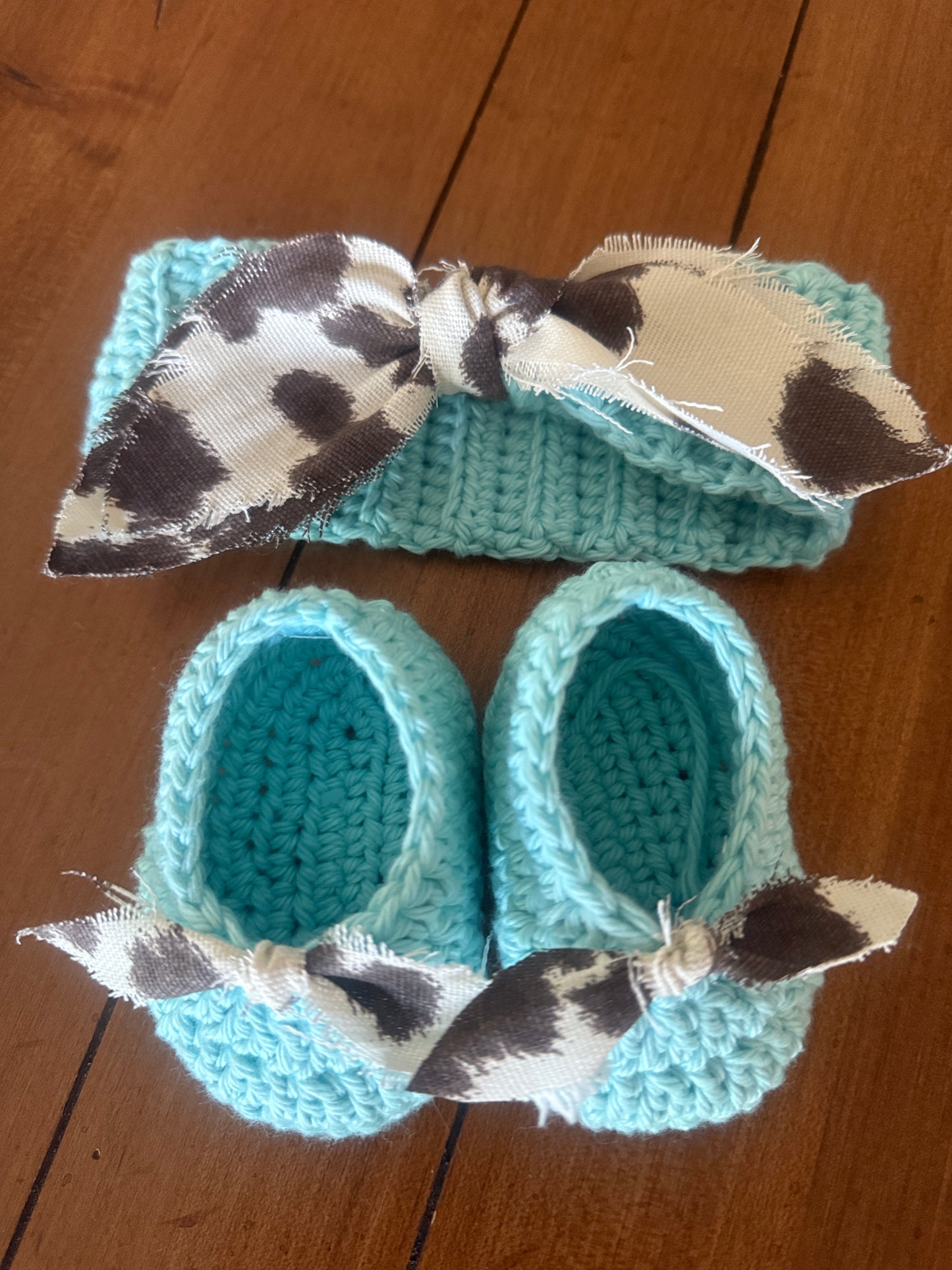 Handmade Crochet Ruffle Jumper Set
